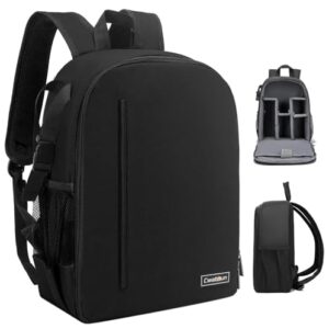 Professioneller Kamerarucksack, wasserbeständig, Fotorucksack für spiegellose SLR DSLR Kameras und Objektivstativ Zubehör