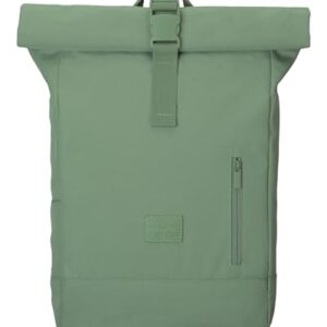 Johnny Urban Rolltop Rucksack Grün - Robin Medium mit Laptopfach und wasserabweisender Ausstattung für Uni, Business oder Fahrradtouren