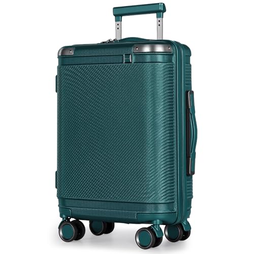 Reise-Tasche, Koffer mit verstellbarem Teleskop-Griph und ABS-Hartschaale, TSA-Schloss und sanften Rollen