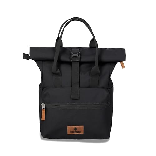 Reiserucksack mit Rolltop-Funktion, ideal für Reisen und Alltag, bietet viel Stauraum, leicht und robust, 37-46 cm, 14 Liter