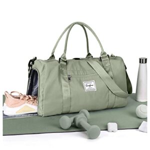 Praktische Sporttasche mit Schuhfach und Nassfach, ideal für Fitness, Gym oder Schwimmen, Reisetasche für 3-4 Tage Kleidung, Wasserbecher, Schuhe usw.