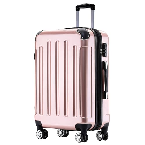 BEIBYE Zwillingsrollen 2048 Hartschale Trolley Koffer Reisekoffer in M-L-XL-Set in 15 Farben, robustes und leichtes Gepäck für Ihre nächste Reise