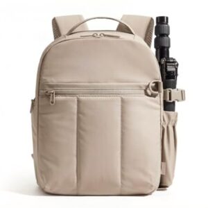 bagsmart Kamerarucksack Fotorucksack wasserdicht mit 13.6 Zoll Laptopfach für Sony Nikon Canon Kamera, DJI Drohne Zubehör, Stativhalterung, Tagesrucksack für Outdoor Fotografie