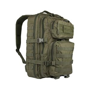 Taktischer Militär Rucksack mit MOLLE-System für Outdoor, Camping & Einsatz - Oliv, L
