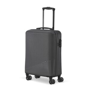 Kratzfester Reisekoffer mit 4 Doppelrollen und Zahlenschloss für Condor, Ryanair, EasyJet