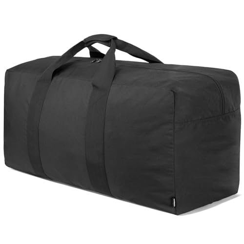 Große Reisetasche für Herren und Damen, 100L, leichte Falttasche, wasserdicht, ideal für Reisen, Camping und Übernachtungen