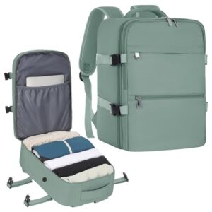 Reiserucksack für Easyjet Handgepäck 45x36x20 cm, Tasche mit Laptopfach und separatem Nassfach für Flugreise