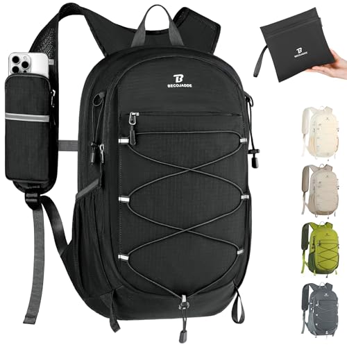 Ergonomischer Wanderrucksack für Outdoor-Aktivitäten, atmungsaktives Material, bequemer Passform, leicht und kompakt, verstellbarer Brustgurt, abnehmbarer Hüftgurt, robustes und wasserresistentes Material
