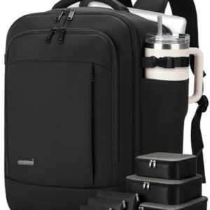 Reiserucksack für kurze Flugreisen, Business & Arbeit, Handgepäck 40x30x20 cm, mit 6 Packwürfeln und Laptopfach