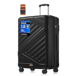 Reisekoffer mit TSA-Schloss, ABS-Trolley und Koffergurt - Hartschalenkoffer für internationale Abenteuer