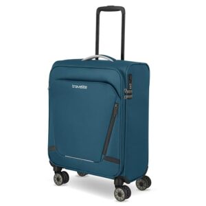 Ultraleichter Travelite Jetpack Handgepäck Koffer für Ryanair und Condor, 1,9 kg, Weichgepäck mit 4-Rollen und Zahlenschloss