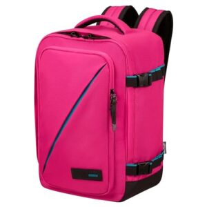 Ergonomische Kabinentasche von American Tourister, Rosa (Raspberry Sorbet), 25 x 20 x 40 cm, 24 l, 0,40 kg, Handgepäck, Flugzeug-Rucksack S Untersitz