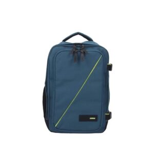 American Tourister Kabinentasche, Handgepäcktasche für Flugzeiten, 25 x 20 x 40 cm, 24 l, 0,40 kg, Blau (Harbor Blue)