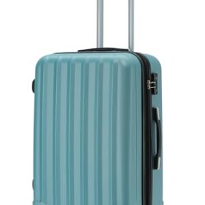 TSA-Schloß Gepäck Zwillingsrollen Reisekoffer Koffer Trolley Hartschale Dehnungsfuge XL, Einweg-Trolley, Reisetasche für Auslandsflug