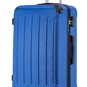 Beibye Zwillingsrollen Hardcase Reisekoffer Koffer Trolley Hartschale XL-L-M in 14 Farben (Diamondblau, Mittler Koffer 66cm) - Leichtgewichtiger Hartschalentrager mit robustem ABS-Kunststoff-Construction und vier leichtgängigen Doppelrollen