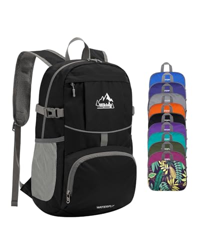 Faltbarer Wanderrucksack mit ultralechter Konstruktion und reflektierendem Wandermuster für Outdoor-Aktivitäten wie Wandern, Ski und Sport