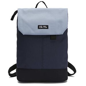 Ela Mo Rucksack Damen, Daypack mit 12 Liter Fassungsvermögen, Laptop-Rucksack für Frauen, Anti-Diebstahl-Tasche für Schule, Uni und Business, Nachtblau