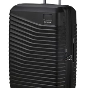 Samsonite Intuo - Spinner M, Erweiterbarer Koffer, 69 cm, 79/87 L, Schwarz (Black)