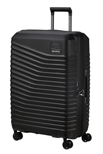 Samsonite Intuo - Spinner M, Erweiterbarer Koffer, 69 cm, 79/87 L, Schwarz (Black)