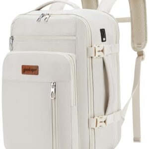 YOKGO Ryanair Handgepäck 40x30x20, kompatibel mit Eurowings und 24-30L Klein Reiserucksack mit Laptopfach 15.6, USB Ladeanschluss und Business Travel Backpack für Herren Damen