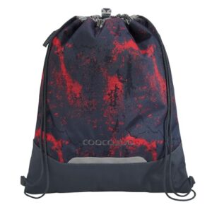 Turnbeutel mit Reißverschlussfach und Kordelzug, reflektierende Elemente, Schnalle zur Befestigung am Schulrucksack, 10 Liter, ab der 3. Klasse
