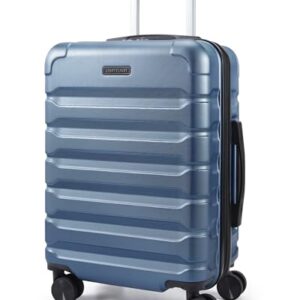 Erweiterbarer Handgepäck Koffer Trolley mit 360° Rollsystem, praktischer und runder Reisebegleiter für Personalgüter