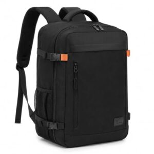 Praktischer Rucksack für Flugreisen mit erweiterbarem Volumen von 24-30 Liter