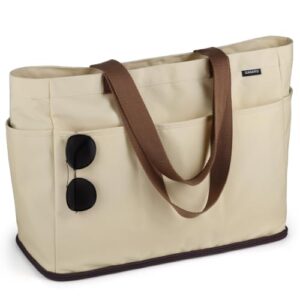 GAGAKU Strandtasche XXL mit Kühlfach, Wasserfest Beach Bag - Einfaches und bequemes Transportmittel für Ihren Strandtag, wasserdichtes Design und 8 Taschen für Habseligkeiten